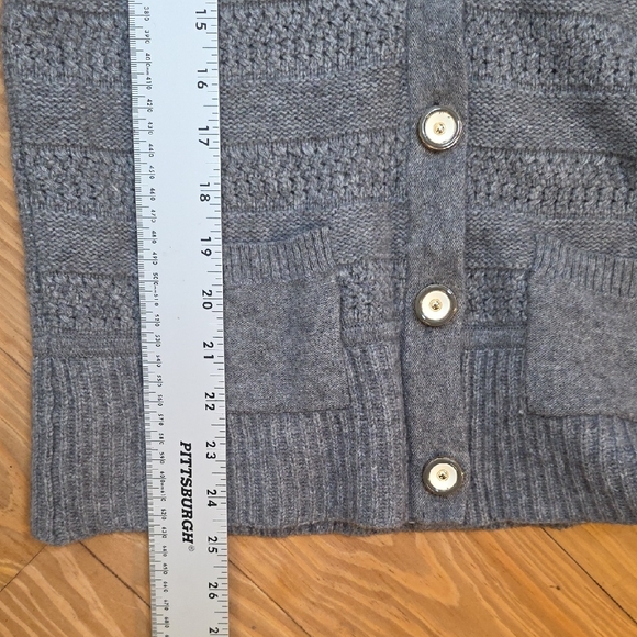 Y2K JUICY COTURE Gray Women's Cardigan with Button Detail SIZE SMALL - Picture 8 of 9